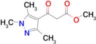 Methyl 3-oxo-3-(trimethyl-1h-pyrazol-4-yl)propanoate