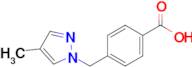 4-[(4-methyl-1h-pyrazol-1-yl)methyl]benzoic acid