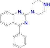 4-Phenyl-2-(piperazin-1-yl)quinazoline