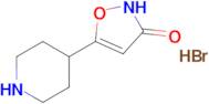 5-(piperidin-4-yl)-2,3-dihydro-1,2-oxazol-3-one hydrobromide