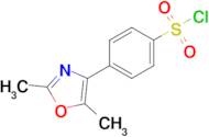 4-(Dimethyl-1,3-oxazol-4-yl)benzene-1-sulfonyl chloride