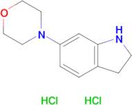 6-(Morpholin-4-yl)-2,3-dihydro-1h-indole dihydrochloride