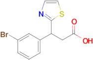 3-(3-Bromophenyl)-3-(1,3-thiazol-2-yl)propanoic acid