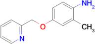 2-Methyl-4-[(pyridin-2-yl)methoxy]aniline