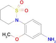 4-(1,1-dioxido-1,2-thiaZinan-2-yl)-3-methoxyaniline