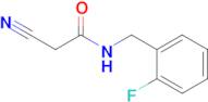 2-Cyano-n-[(2-fluorophenyl)methyl]acetamide