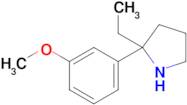 2-Ethyl-2-(3-methoxyphenyl)pyrrolidine