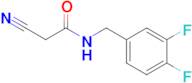 2-Cyano-n-[(3,4-difluorophenyl)methyl]acetamide