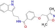 3-[(dimethyl-1,2-oxazol-4-yl)methoxy]-n-[2-(1h-indol-3-yl)ethyl]benzamide