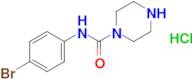 n-(4-Bromophenyl)piperazine-1-carboxamide hydrochloride