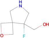 {8-fluoro-2-oxa-6-azaspiro[3.4]octan-8-yl}methanol