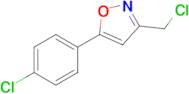 3-(Chloromethyl)-5-(4-chlorophenyl)-1,2-oxazole