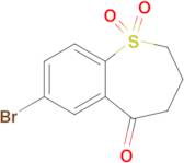 7-Bromo-2,3,4,5-tetrahydro-1lambda6-benzothiepine-1,1,5-trione