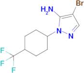 4-Bromo-1-[4-(trifluoromethyl)cyclohexyl]-1h-pyrazol-5-amine