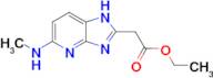 ethyl 2-[5-(methylamino)-1H-imidazo[4,5-b]pyridin-2-yl]acetate