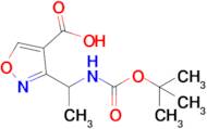 3-(1-{[(tert-butoxy)carbonyl]amino}ethyl)-1,2-oxazole-4-carboxylic acid