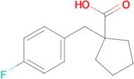 1-[(4-fluorophenyl)methyl]cyclopentane-1-carboxylic acid