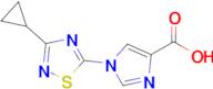 1-(3-Cyclopropyl-1,2,4-thiadiazol-5-yl)-1h-imidazole-4-carboxylic acid