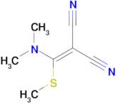 2-[(dimethylamino)(methylsulfanyl)methylidene]propanedinitrile