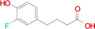 4-(3-Fluoro-4-hydroxyphenyl)butanoic acid