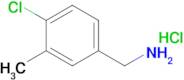 (4-Chloro-3-methylphenyl)methanamine hydrochloride