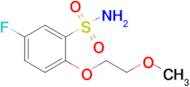 5-Fluoro-2-(2-methoxyethoxy)benzene-1-sulfonamide