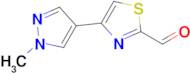 4-(1-Methyl-1h-pyrazol-4-yl)-1,3-thiazole-2-carbaldehyde