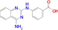 3-[(4-aminoquinazolin-2-yl)amino]benzoic acid