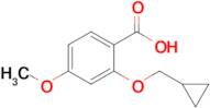 2-(Cyclopropylmethoxy)-4-methoxybenzoic acid