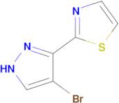 2-(4-Bromo-1h-pyrazol-3-yl)-1,3-thiazole