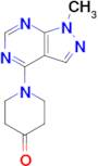 1-{1-methyl-1h-pyrazolo[3,4-d]pyrimidin-4-yl}piperidin-4-one