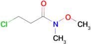 3-Chloro-n-methoxy-n-methylpropanamide