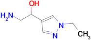 2-Amino-1-(1-ethyl-1h-pyrazol-4-yl)ethan-1-ol