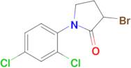 3-Bromo-1-(2,4-dichlorophenyl)pyrrolidin-2-one