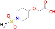 2-[(1-methanesulfonylpiperidin-4-yl)oxy]acetic acid