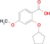 2-(Cyclopentyloxy)-4-methoxybenzoic acid