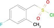 (4-Fluoro-2-methylphenyl)methanesulfonyl chloride