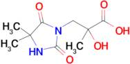 3-(4,4-Dimethyl-2,5-dioxoimidazolidin-1-yl)-2-hydroxy-2-methylpropanoic acid