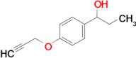 1-[4-(prop-2-yn-1-yloxy)phenyl]propan-1-ol