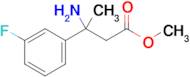 Methyl 3-amino-3-(3-fluorophenyl)butanoate