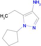 1-Cyclopentyl-5-ethyl-1h-pyrazol-4-amine
