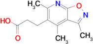 3-{trimethyl-[1,2]oxazolo[5,4-b]pyridin-5-yl}propanoic acid