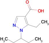 5-Ethyl-1-(pentan-3-yl)-1h-pyrazole-4-carboxylic acid