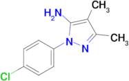 1-(4-Chlorophenyl)-3,4-dimethyl-1h-pyrazol-5-amine