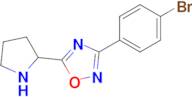 3-(4-Bromophenyl)-5-(pyrrolidin-2-yl)-1,2,4-oxadiazole