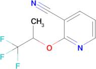 2-[(1,1,1-trifluoropropan-2-yl)oxy]pyridine-3-carbonitrile