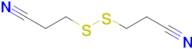 3-[(2-cyanoethyl)disulfanyl]propanenitrile