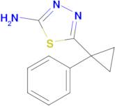 5-(1-Phenylcyclopropyl)-1,3,4-thiadiazol-2-amine