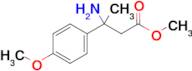 Methyl 3-amino-3-(4-methoxyphenyl)butanoate