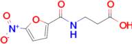 3-[(5-nitrofuran-2-yl)formamido]propanoic acid